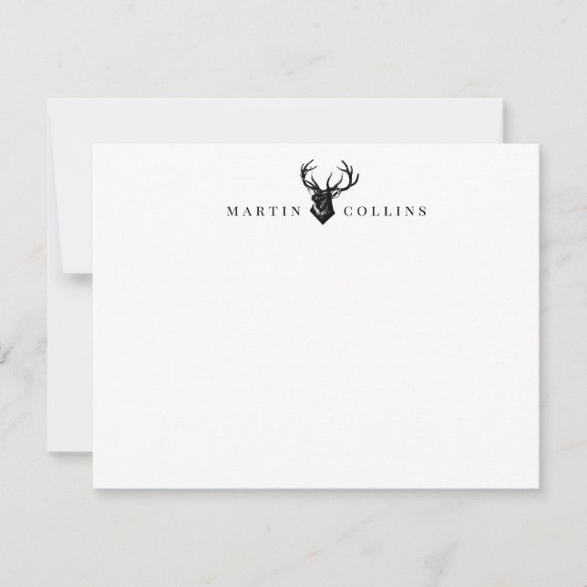 Tarjeta Pequeña Personalizado de los hombres (Anverso)