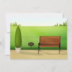 Tarjeta Pequeña personalizado del Parque Natural Idílico