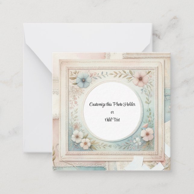 Tarjeta Pequeña Personalizado del soporte de imagen (Anverso)