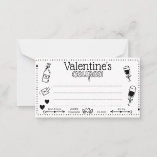 Tarjeta Pequeña Personalizado divertido San Valentín / Parejas de 