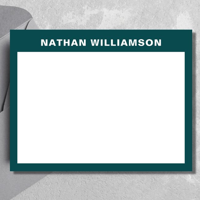 Tarjeta Pequeña Personalizado el azul Verde azulado oscuro y moder (Subido por el creador)