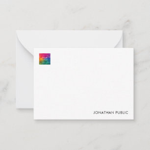 Tarjeta Pequeña Personalizado El Logo De La Compañía De Nombre Aqu
