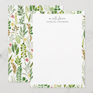 Tarjeta Pequeña Personalizado en el jardín
