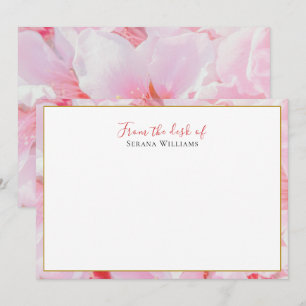 Tarjeta Pequeña Personalizado Flor Silvestre Vintage