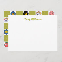 Personalizado Funny Quirky Diseños Patrón de Arte