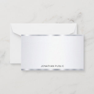 Tarjeta Pequeña Personalizado personalizado elegante de aspecto pl