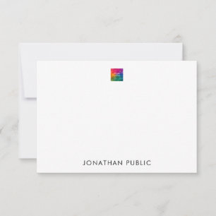 Tarjeta Pequeña Personalizado Subir Aquí El Logotipo De Su Propia