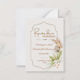 Tarjeta Pequeña Personalized Ramadan Mubarak Greeting Card