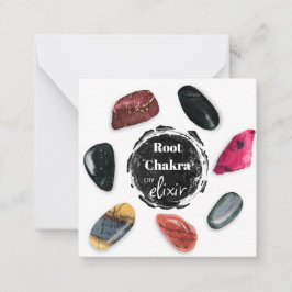 Tarjeta Pequeña *~* Piedras de Chakra Elixir AP64