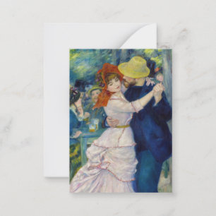 Tarjeta Pequeña Pierre-Auguste Renoir - Baile en Bougival
