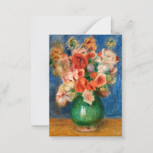 Tarjeta Pequeña Pierre-Auguste Renoir - Bouquet