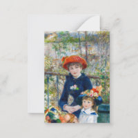 Pierre-Auguste Renoir - Dos hermanas en la terraza