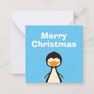 Tarjeta Pequeña Pingüino