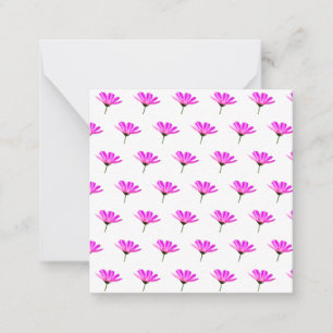 Tarjeta Pequeña Pink Daisy