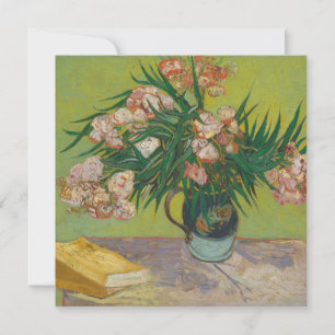 Tarjeta Pequeña Pintura de flores de adelfa de Vincent Van Gogh