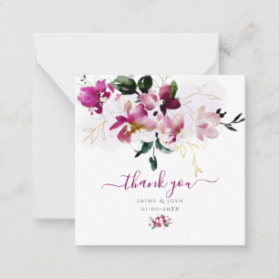 Tarjeta Pequeña PixDezines Acuarela Dulce Cerezo Rojo
