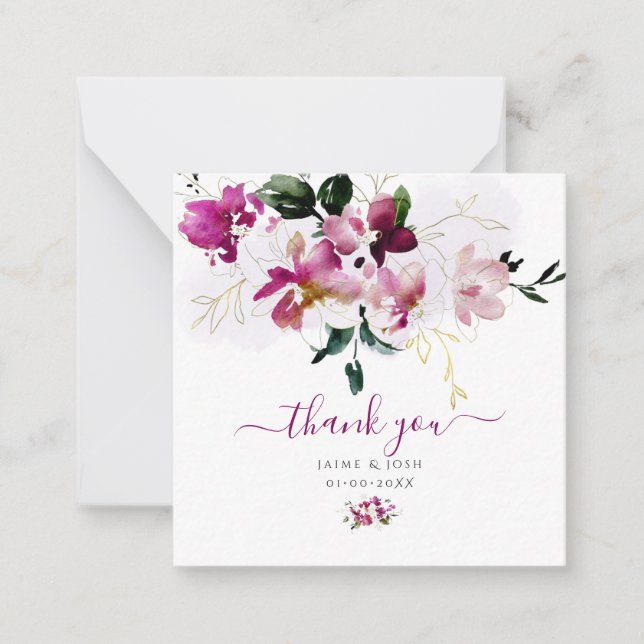Tarjeta Pequeña PixDezines Acuarela Dulce Cerezo Rojo (Anverso)
