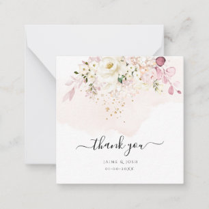 Tarjeta Pequeña PixDezines Elegante Rosas de Hielo H2 Rubor Hyde C