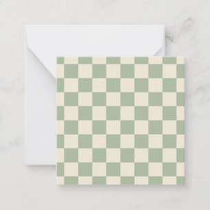 Tarjeta Pequeña Pizarra verde y blanco desactivado