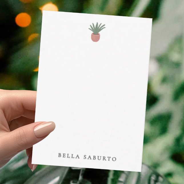 Tarjeta Pequeña Planta en maceta personal (Subido por el creador)