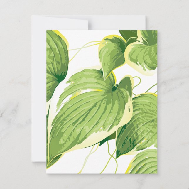 Tarjeta Pequeña Planta Ficus 2 (Anverso)