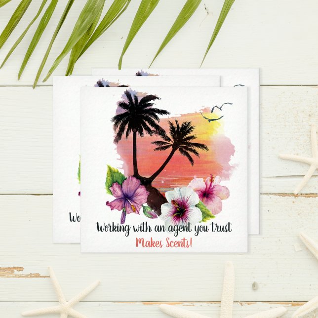 Tarjeta Pequeña Playa Tropical Convierte A Scents En Bienes Inmobi (Subido por el creador)