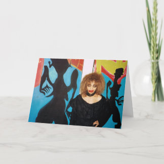 Tarjeta pequeña plegada