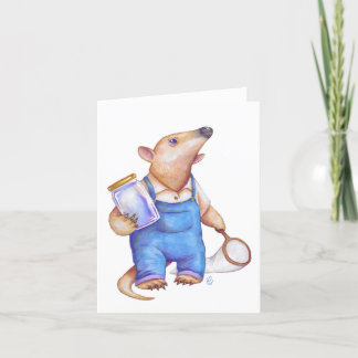 Tarjeta pequeña plegada