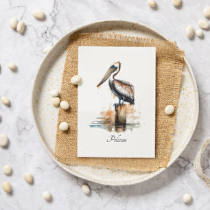 Tarjeta Pequeña Poise of the Pelican
