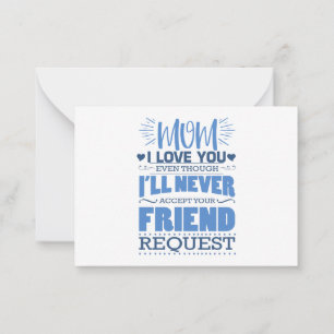 Tarjeta Pequeña Por mi asombrosa mamá