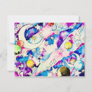 Tarjeta Pequeña Póster Celestial