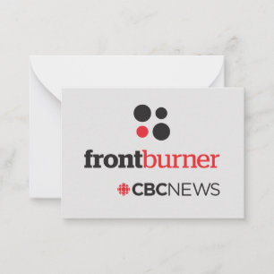 Tarjeta Pequeña Poster del quemador delantero de CBC
