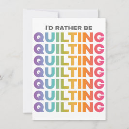 Tarjeta Pequeña Preferiría estar curando las letras de orémbre arc