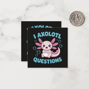 Tarjeta Pequeña Preguntas de Ajolote
