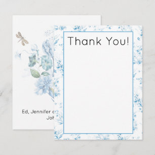 Tarjeta Pequeña Presupuesto, Agradecimiento de Baby Shower de Acua