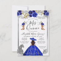 Presupuesto Floral Royal Blue Silver Charra Quince