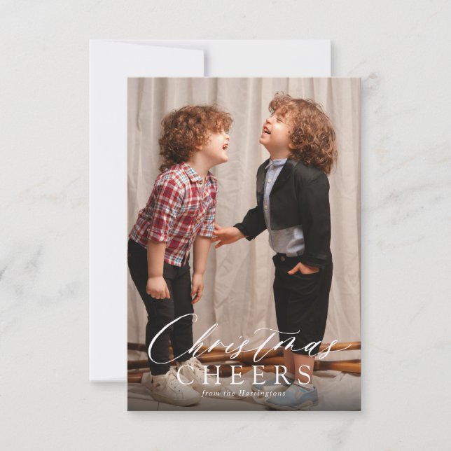 Tarjeta Pequeña PRESUPUESTO Navidades de guiones Minimalistas vito (Anverso)