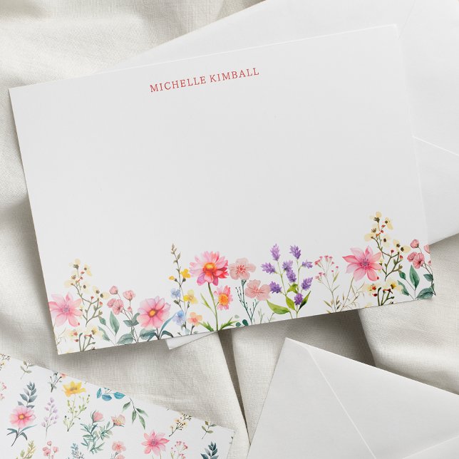 Tarjeta Pequeña Primavera de flores silvestres acuáticas (Subido por el creador)