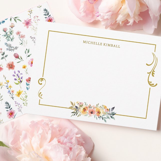 Tarjeta Pequeña Primavera de flores silvestres acuáticas (Subido por el creador)