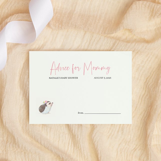 Tarjeta Pequeña Primavera Flores Mariposa Rosa Consejos de Baby Sh (Subido por el creador)