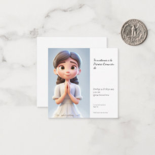 Tarjeta Pequeña Primera Comunión