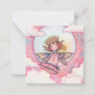 Tarjeta Pequeña Princesa Hada Linda por Molly Harrison