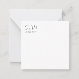 Tarjeta Pequeña Procurador de moda en Derecho Especial Único