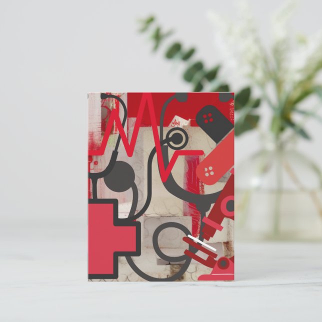 Tarjeta Pequeña Profesión médica (Anverso de pie)