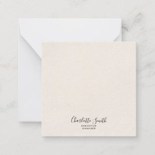 Tarjeta Pequeña Profesional Clásico minimalista