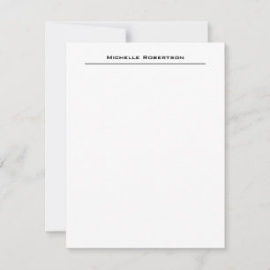 Tarjeta Pequeña Profesional Minimalista sencillo y moderno