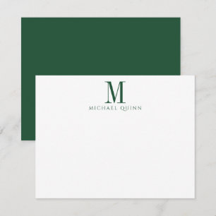 Tarjeta Pequeña Profesionalidad empresarial masculinaI Monograma v