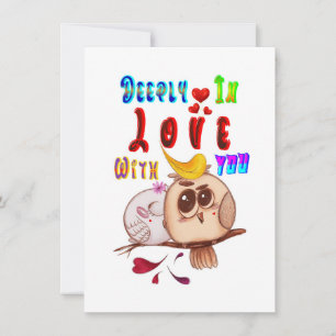 Tarjeta Pequeña Profundamente enamorado de ti