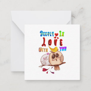 Tarjeta Pequeña Profundamente enamorado de ti