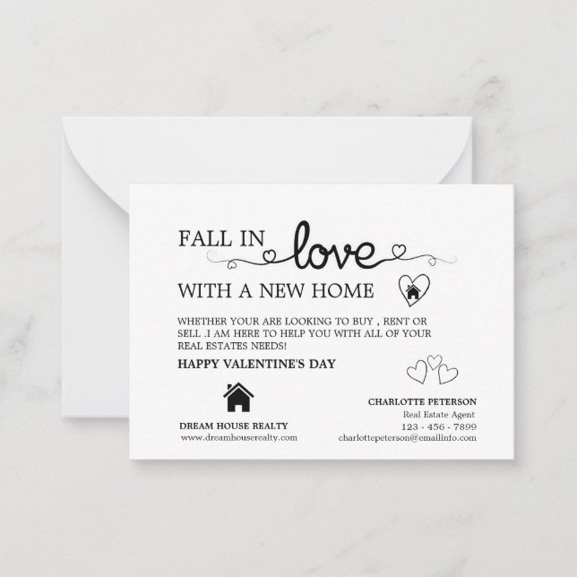 Tarjeta Pequeña Promocional del Día de San Valentín para Agentes I (Anverso)